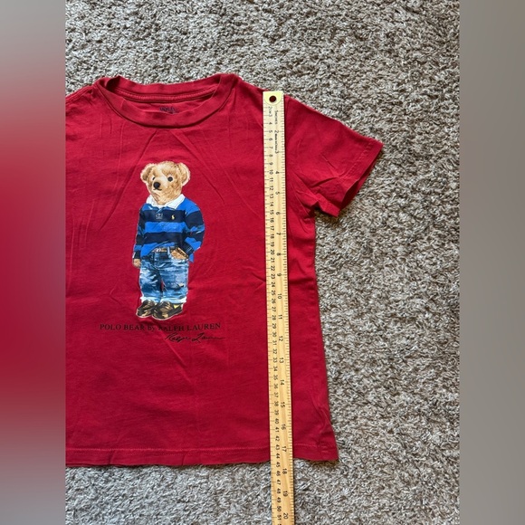Polo by Ralph Lauren Toddler Boy Red Polo Bear Tee - Picture 5 of 6
